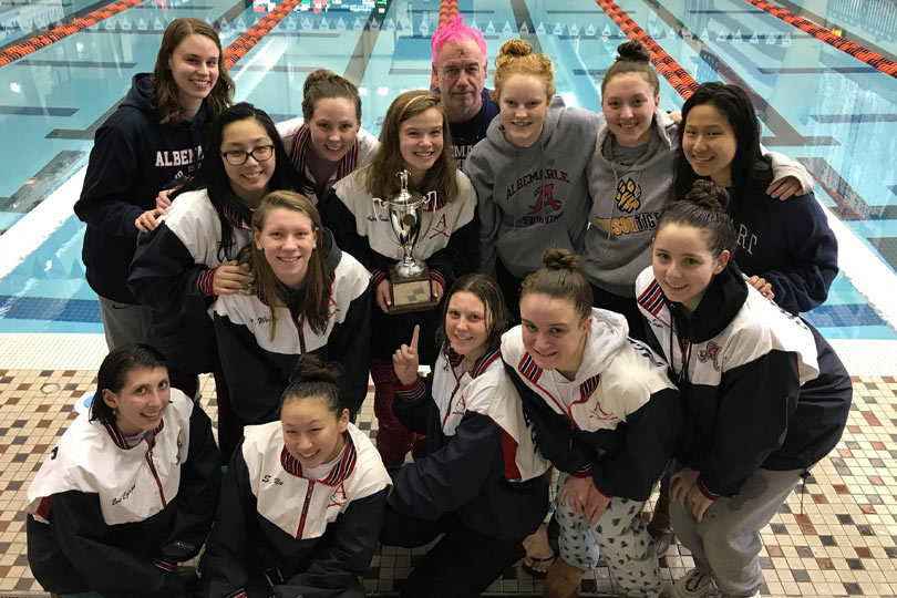 is Countryside lag Doubled Up: Albemarle swimming sweeps Region 5D titles - Scrimmage Play CVA